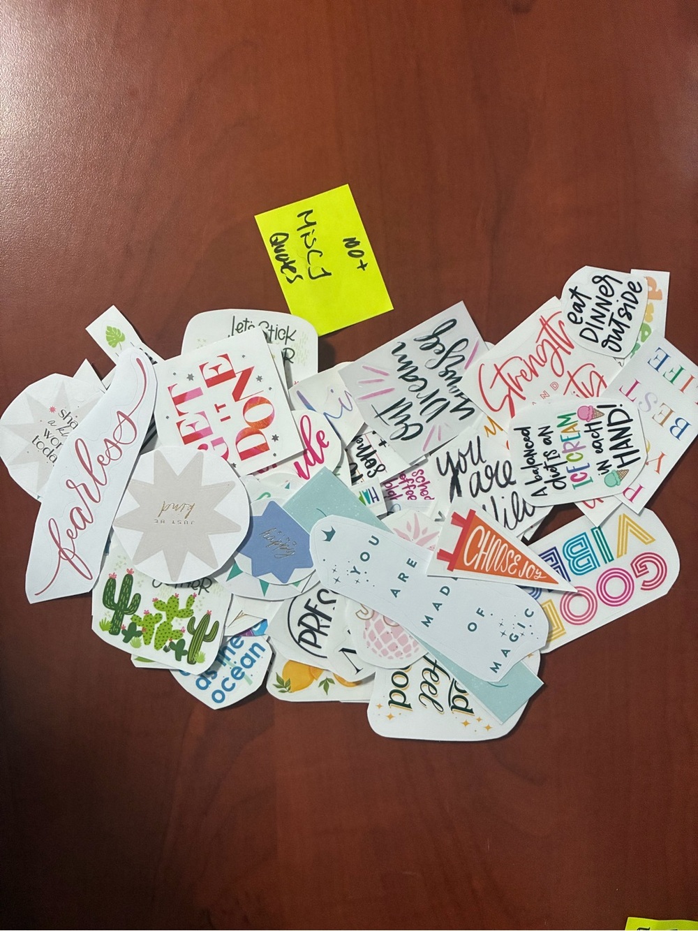 The Happy Planner Multicolor Inspirational Sticker Assortment